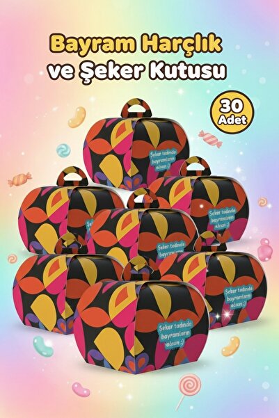 onayla bastır Çocuklar İçin Bayram Hediyelik Kutusu – Özel Kesim – 30 Adet