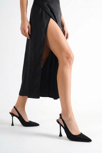 VELLA BAG Heeled Women's Black Shoes