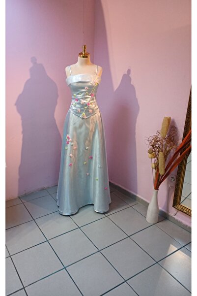 GÖKŞİNK MODA فستان سهرة بحزام