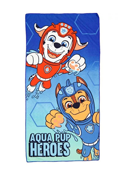 PAW PATROL Prosop plaja poliester Aqua Beach, 60x120 cm