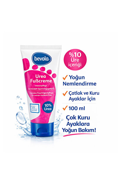 Bevola 10% Urea Ayak Kremi 100 ml – Çok Kuru Ayaklar İçin Yoğun Nemlendirici ...