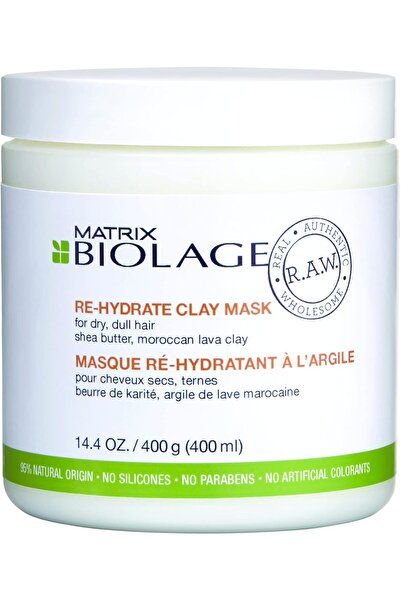 Biolage قناع الطين المرطب من ماتريكس آر.إيه.دبليو (للشعر الجاف والباهت) 400 م...