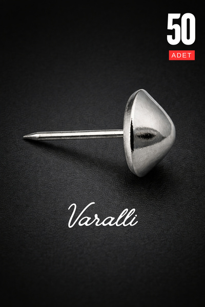 Varalli 11 mm Konik Gümüş Kabara - Ahşap, Sandık, Koltuk, Kanepe, Mobilya, Dö...
