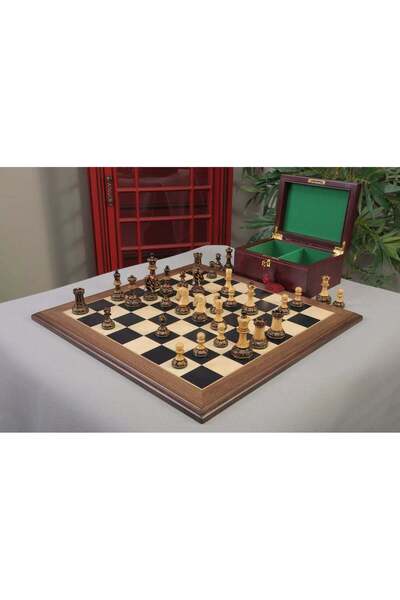 Ekospot House of Staunton Dubrovnik Serisi Ahşap İşleme Satranç Takımı + Ahşa...