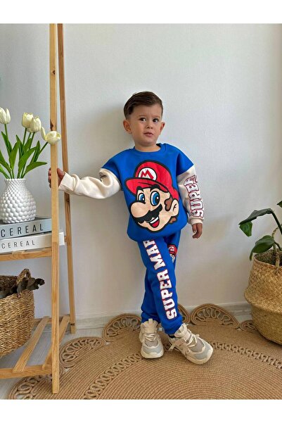 Asortik Kids Хлопчачий 3-нитковий світшот, комплект з верхньою та нижньою час...