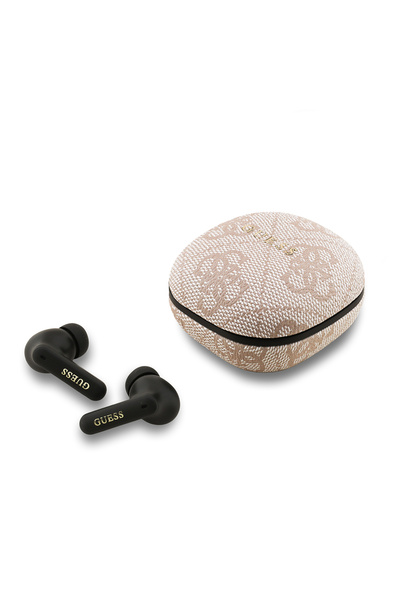 Guess Lisanslı PU 4G Desenli Klasik Metal Yazı Logolu TWS Kulak İçi Bluetooth...