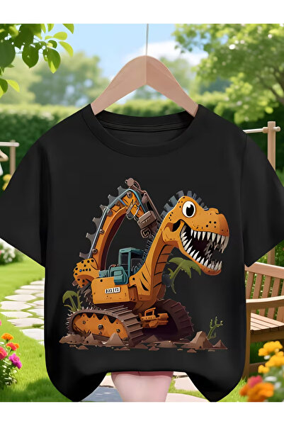 Cevval Short Sleeve Printed Children's T-Shirt