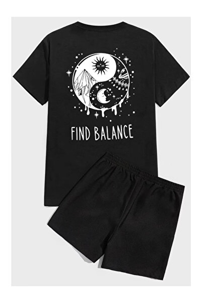 PENTHİLUS Unisex Panama Printed Bottom Top Set