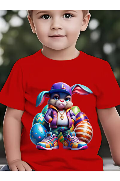 Cevval Short Sleeve Printed Children's T-Shirt