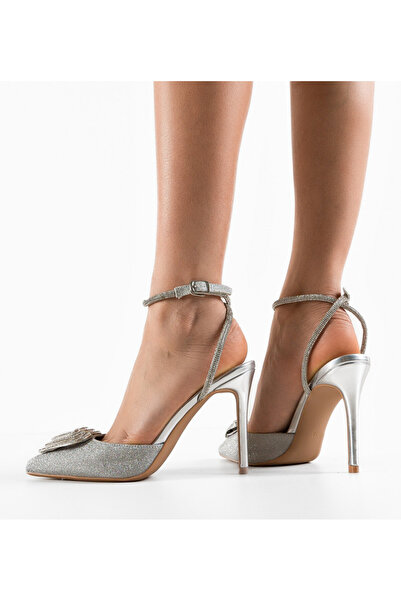 BENOTTİ Vandis Silver Women's Shoes Size 38