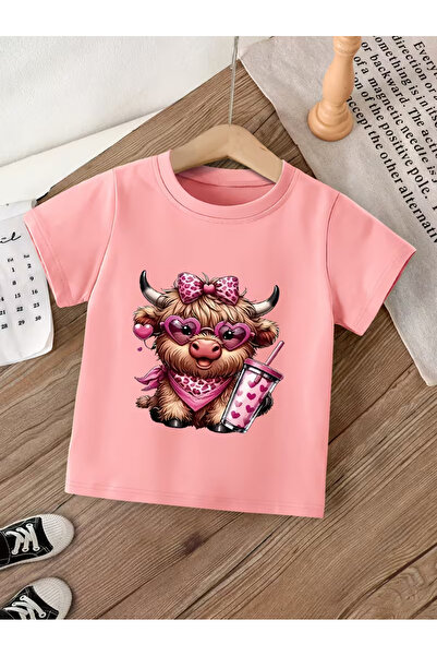 Cevval Short Sleeve Printed Children's T-Shirt