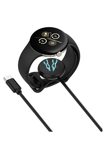 Techsuit Charger for Google Pixel Watch 3 (41mm, 45mm) / 2 / Fitbit Ace LTE, ...