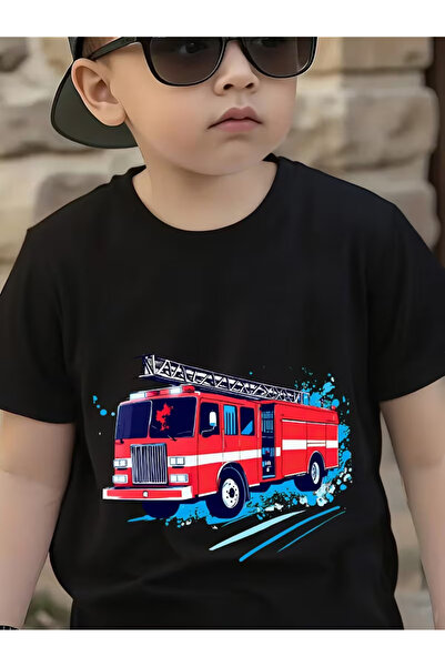 Cevval Short Sleeve Printed Children's T-Shirt