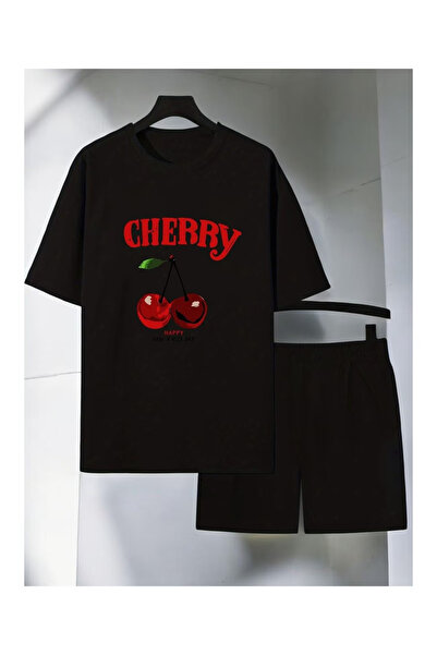 PENTHİLUS Unisex Panama Printed Bottom Top Set