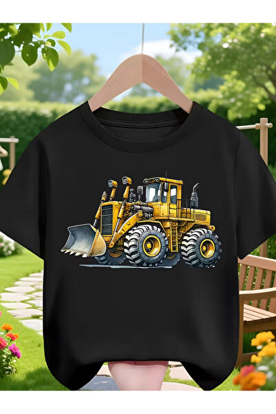 Cevval Short Sleeve Printed Children's T-Shirt