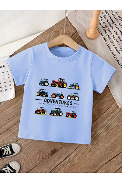 Cevval ДЕТСКА ТЕНИСКА С ЩАМП С КЪС РЪКАВ