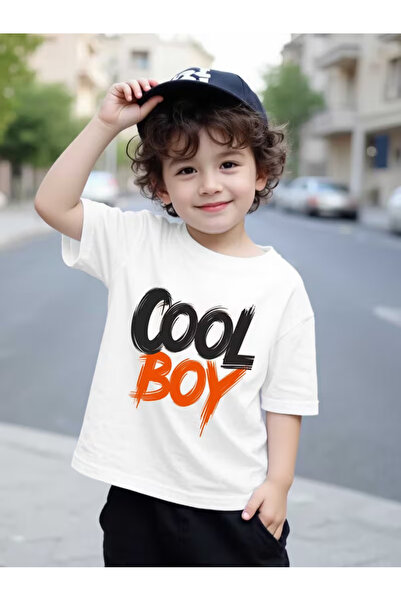 Cevval Short Sleeve Printed Children's T-Shirt