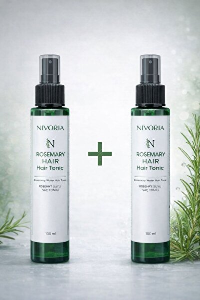 NİVORİA تونيك للشعر بخلاصة الريحان مضاد للتساقط وفعال في تطويل الشعر 100 مل 2...