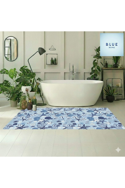 Blue Home Covoraș de baie anti-alunecare igienic din PVC.