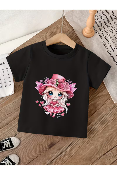 Cevval Short Sleeve Printed Children's T-Shirt