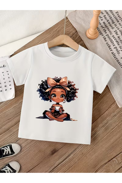 Cevval Short Sleeve Printed Children's T-Shirt