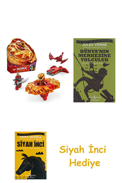 TÜRKİYE İŞ BANKASI KÜLTÜR YAYINLARI NINJAGO Kai’nin Ejderha Spinjitzu Topac +...