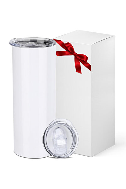 fitmart Car Cup Holder and Sublimation Compatible Slim Stainless Thermos 600m...