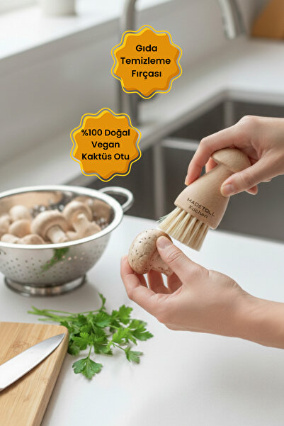 Madetoll Kitchen %100 Doğal-Vegan Kaktüs Otu Meyve & Sebze, Mantar Temizleme ...