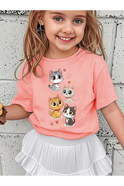 Cevval Short Sleeve Printed Children's T-Shirt