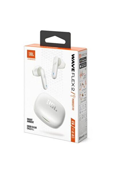 JBL Wave Flex 2, 10 ore, Bluetooth 5.3, Alb