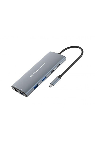 CONCEPTRONIC DONN06G, Grey USB 3.0x2, 1 x MicroSD/TF, 1 x SD, USB Type C x1, ...