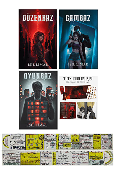 Martı Yayınları Işıl Limae 4 Kitap Set / Düzenbaz+Cambaz+Oyunbaz+Tutkunun Tan...