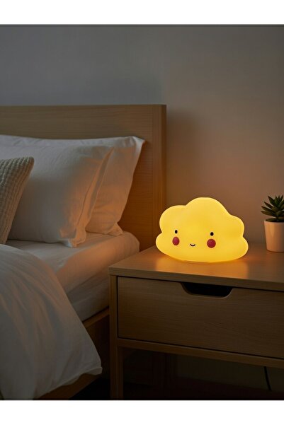 Modish Aksesuar Bulut Görünümlü Gece Lambası
