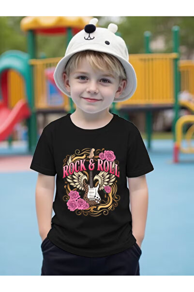 Cevval Short Sleeve Printed Children's T-Shirt