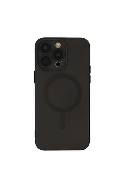 eco port Iphone 13 pro case moshi lens magneticsafe silicone - black