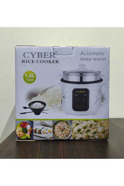 Alim Rice Cooker 700W 1.8L Removable Non-Stick Bowl Steaming Tray Water Level...