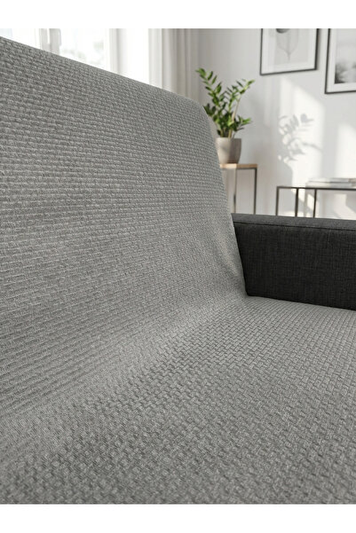 miar home perde tekstil 100% Cotton Sofa Cover Anthracite – Protective Cover ...
