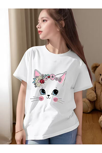Cevval Short Sleeve Printed Children's T-Shirt