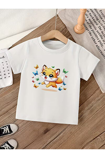 Cevval Short Sleeve Printed Children's T-Shirt