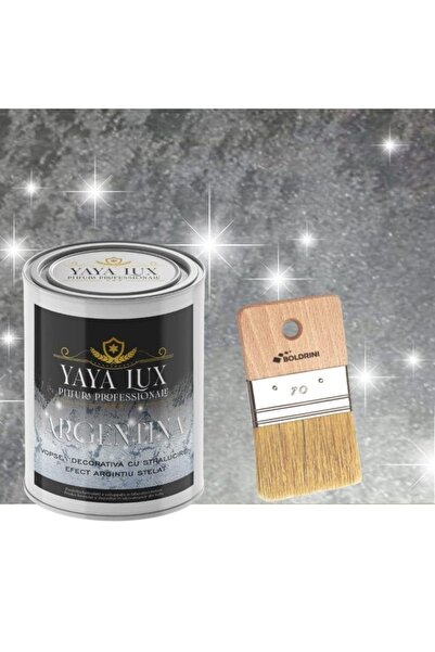 YaYa Color Argentina Luxury Decorative Paint, Steel Grey, with 3D Starry Effe...
