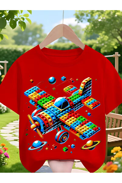 Cevval Short Sleeve Printed Children's T-Shirt