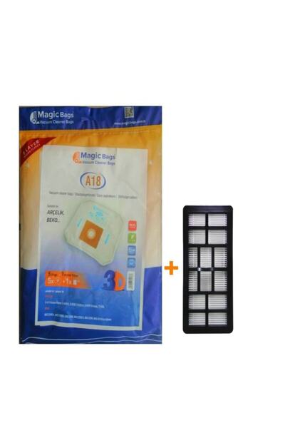 Ürkmez Ticaret S 4250 A Sac de praf pentru aspirator (saci magic) + Filtru Hepa