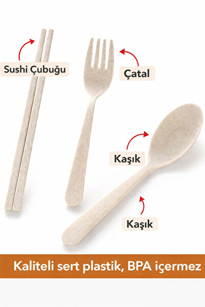 CNSZ Food Spoon, Plastic Spoon, High-Quality Plastic Bpa-Free, Fork and Sushi...