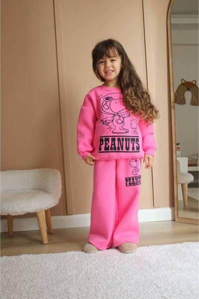 Asortik Kids Zimski kaput za devojčice 3 niti B Štampano Ş Čupkani materijal ...