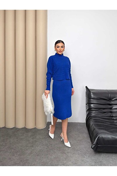 H&E LUXURY DESIGN Women's Modern and Stylish Knitwear Dress Set