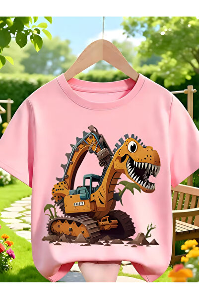 Cevval Short Sleeve Printed Children's T-Shirt