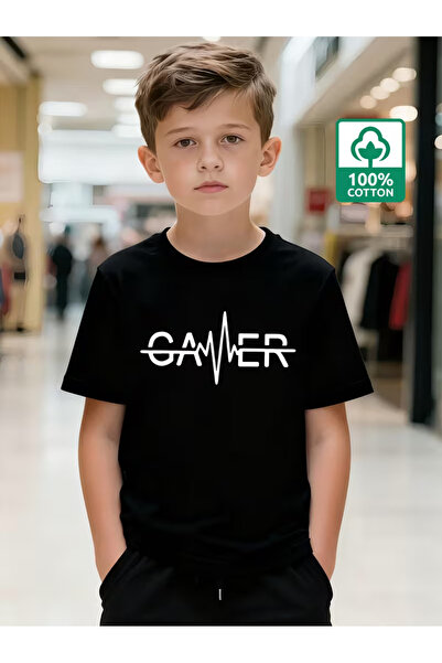 Cevval Short Sleeve Printed Children's T-Shirt