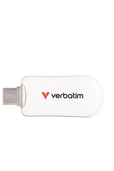 Verbatim Plectra USB-C 3.2 Gen 1 128 GB Alb