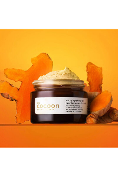 The Cocoon Original Vietnam قناع الوجه بالكركم من كوكون لبشره حيويه خاليه من ...