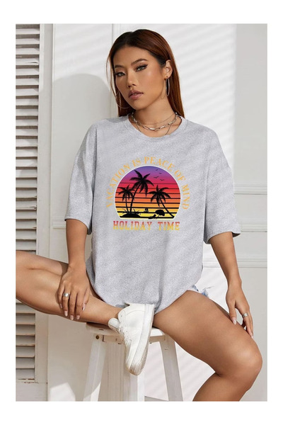PENTHİLUS Unisex Printed 3İplik K Hooded Sweatshirt